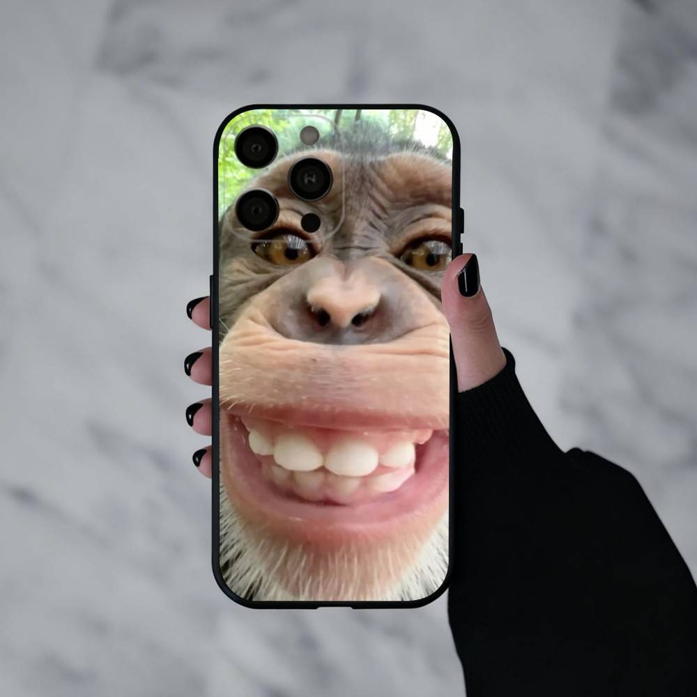 Funny M-Monkey Memes   Phone Case Silicone Soft For IPhone 17pro 16 15 14 13 12 11 X XR Plus Pro Max Plus