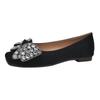 A2001-4 Women's Soft Sole Flat Mary Janes - Low Heel, Wide Fit, Plus Size