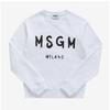 MSgm 2000mdm513 200001 01 BruShed Logo Women S SweatShirt