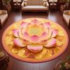 Chinese Lotus Carpet Home Mat Temple Kneeling Worship Lotus Living Room Meditation Mat Living Room