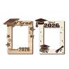 Graduation Photo Frame Class Picture Frame Tabletop of 2026 Wooden Standing Photo Display
