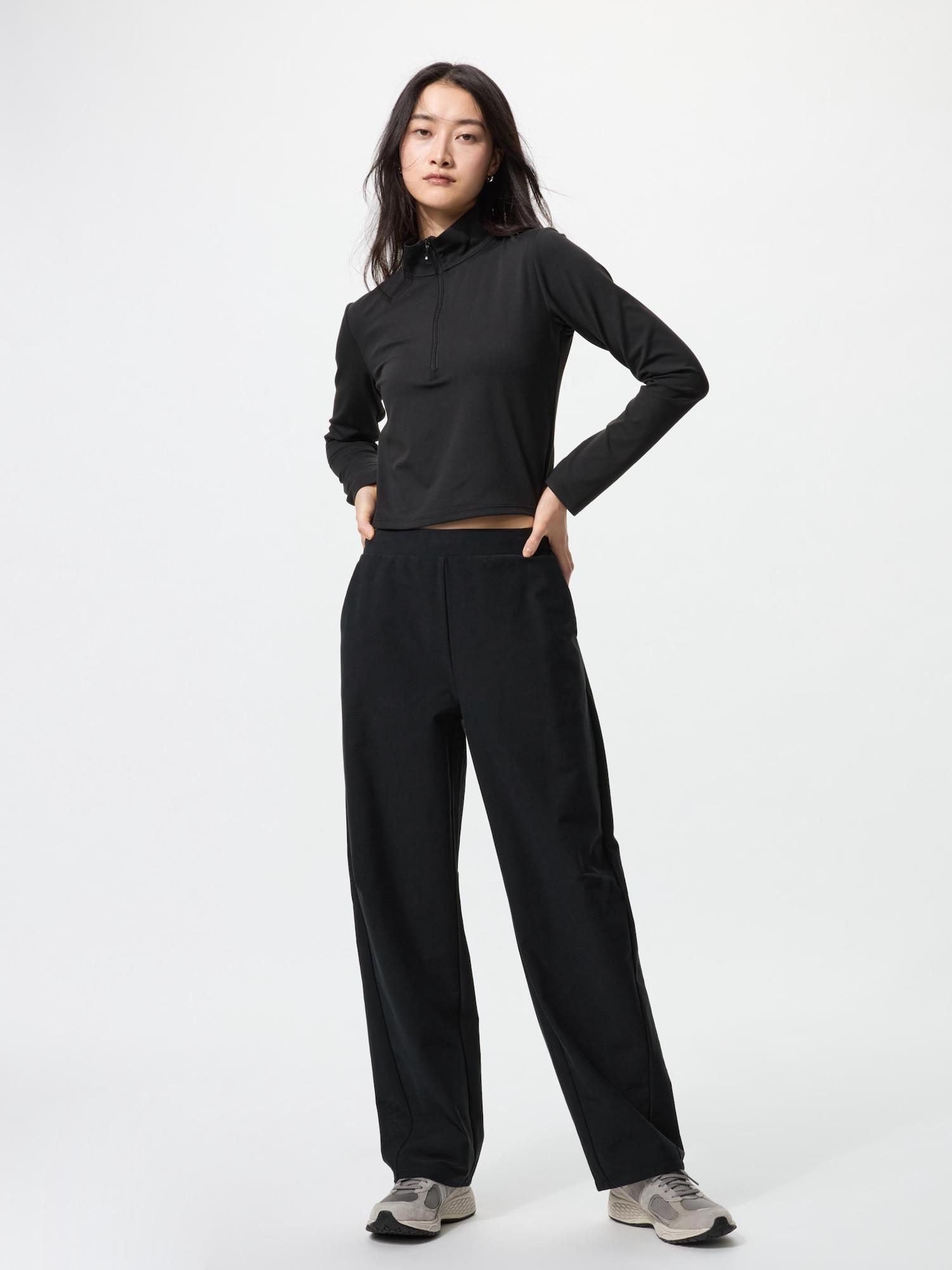 

Uniqlo Япония Джерси Брюки Клеш Длинные 09 BLACK/S