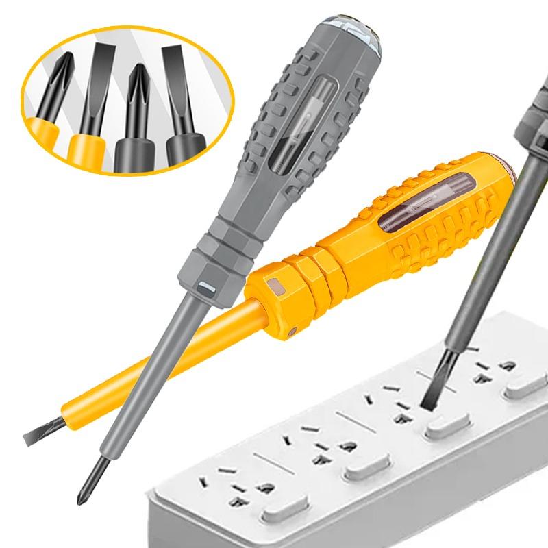 

Електромонтер Викрутка Олівець Високоточна електрична вимірювальна ручка Виявлення індукційного ланцюга Тестова викрутка контактного типу