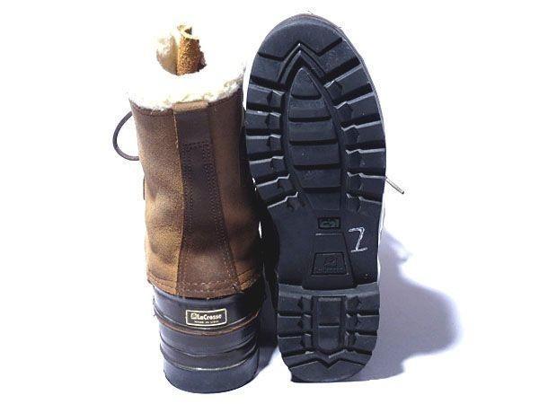 Vintage USA Made/LaCrosse/High-Grade Leather Snow Boots/7/23.5-24.5/Brown/(USED)