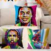 R-Ronaldinho Sport Football Star Pillow Cushion Cover Pillowcase Living Room Sofa Home Decor Customized