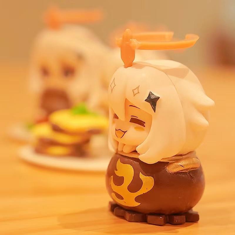 6pcs/set Genshin Impact Jean Gunnhildr PVC Action Figure GK Collectible Model Toy