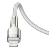 Kabel Usb-C Do Lightning Baseus Cafule, Pd, 20W, 1M (Biały)