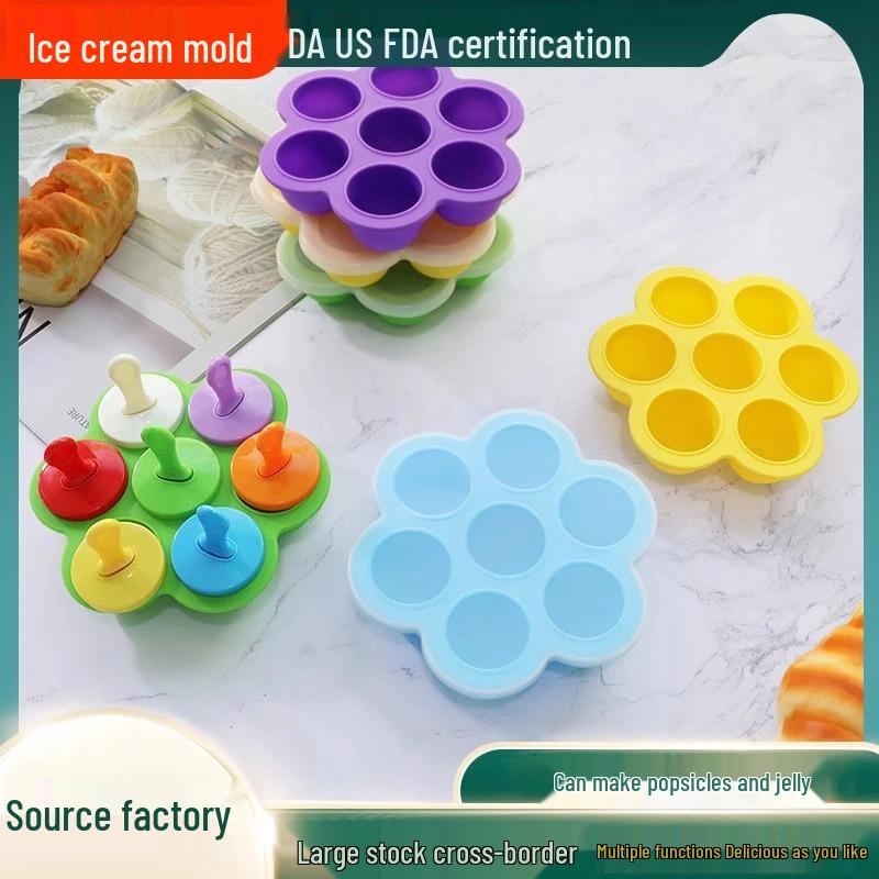 Silicone Ice Cream and Popsicle Mold for Homemade Mini Treats