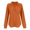 Women's Fashion Color Knit Top Long Sleeve V-neck Color Casual Tunic Top