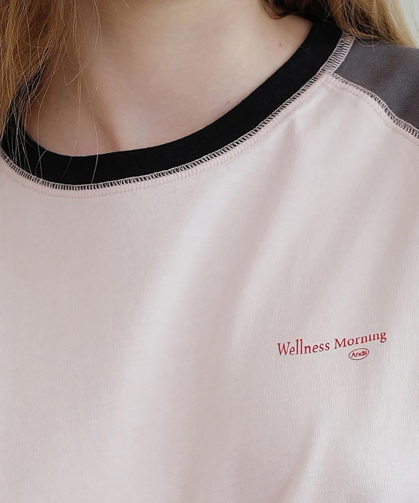 ANDNEEDS Sandy Raglan T-Shirt (Pink)