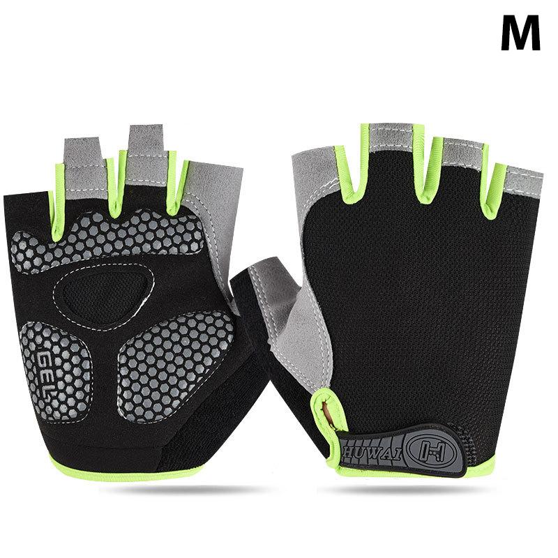 Breathable Gym Gloves Half Finger Anti Slip Sports Gloves for Men Women Fitness Weightlifting Workout Comfortable Training