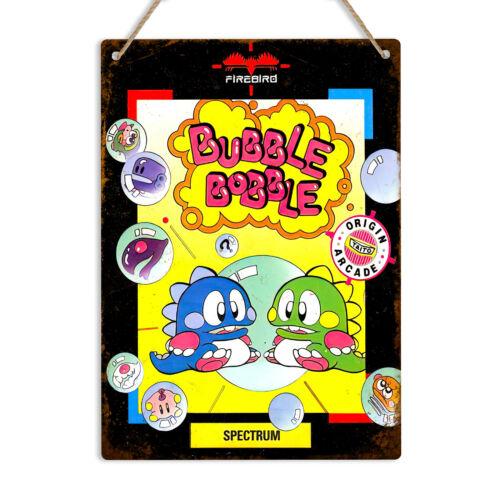 

BubbleBobble ZX Spectrum Retro Metal Wall Tin Sign Vintage Game ArtAluminum 20x30cm（7.8x11.8inch）