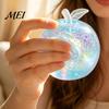 Decompression Toys for Study Maltose Glitter Apple Squeeze Stress Ball, Soft TPR Slow Rising Fidget Sensory Anxiety Toy Relief, Cute Fruit Adults Kids
