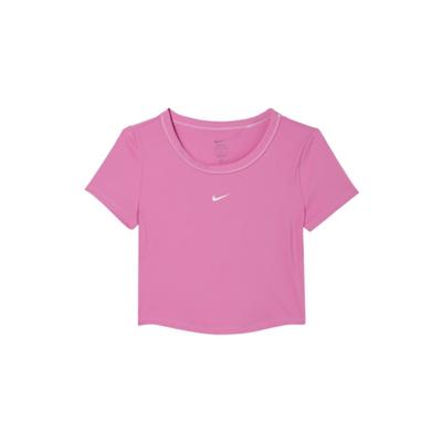 Dri-Fit One Fitted Dri-FIT Crop Tops Women's Playful Pink HM4584-675