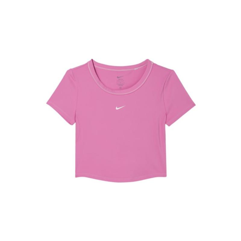 Nike Женские кроп-топы Dri-Fit One Fitted Dri-FIT Игривый розовый HM4584-675 EU L