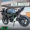 Moros 1:10 Kawasaki H2R Alloy Model Motorcycle Toy with Sound
