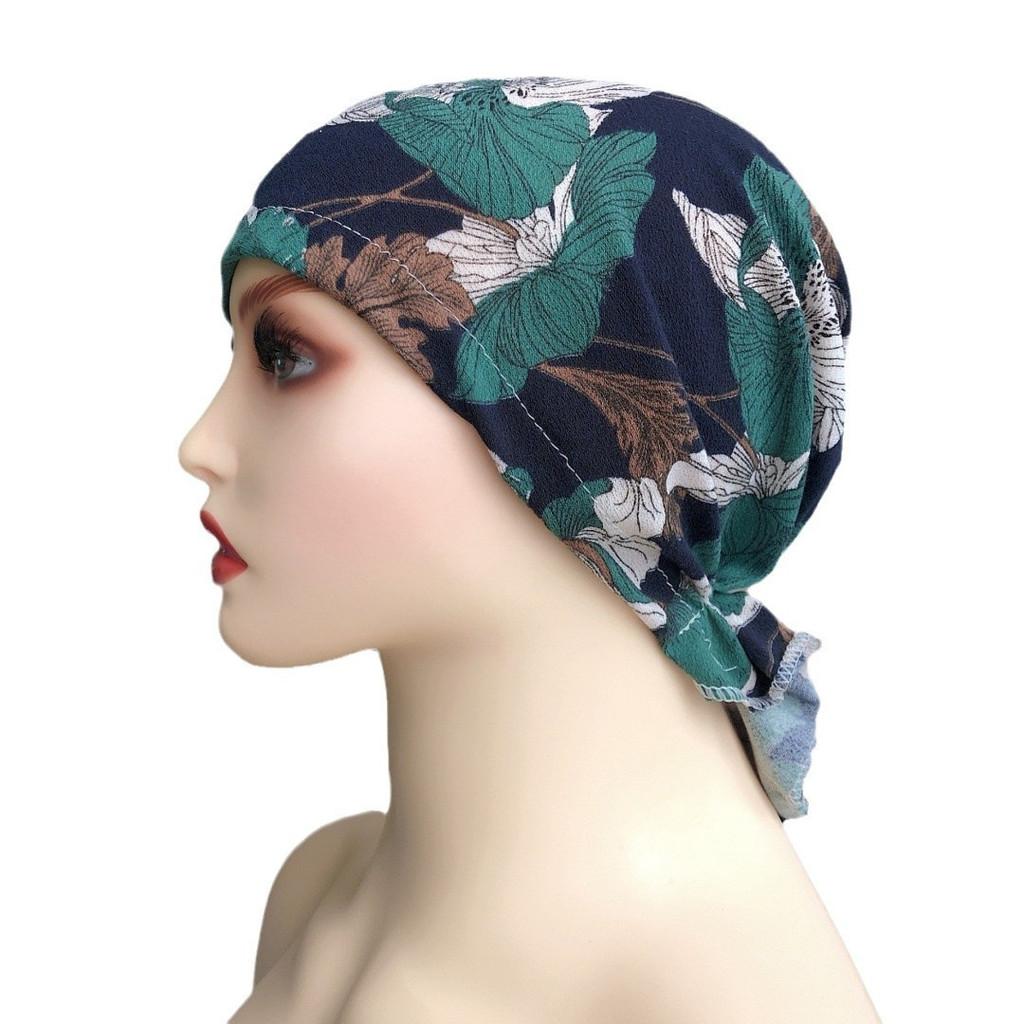 Short Damen Asian Ethnic Hat With Floral Cotton Material For All Seasons