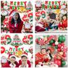 Christmas Balloon MERRY CHRISTMAS Christmas Party Foil Balloon Santa Christmas Green and Red Confetti Balloons Decorations, Balloons, Balloons,