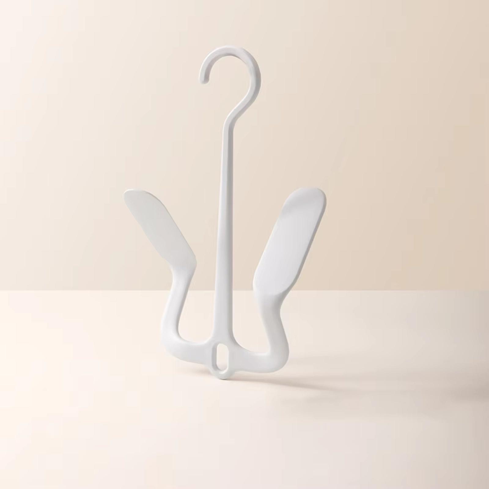 

Creative Double Hook Shoe Hanger Rack for Home Use Shoe Drying and Storage Outdoor Hanging Shoe Rack with Hooks for Shoe Organization one size білий