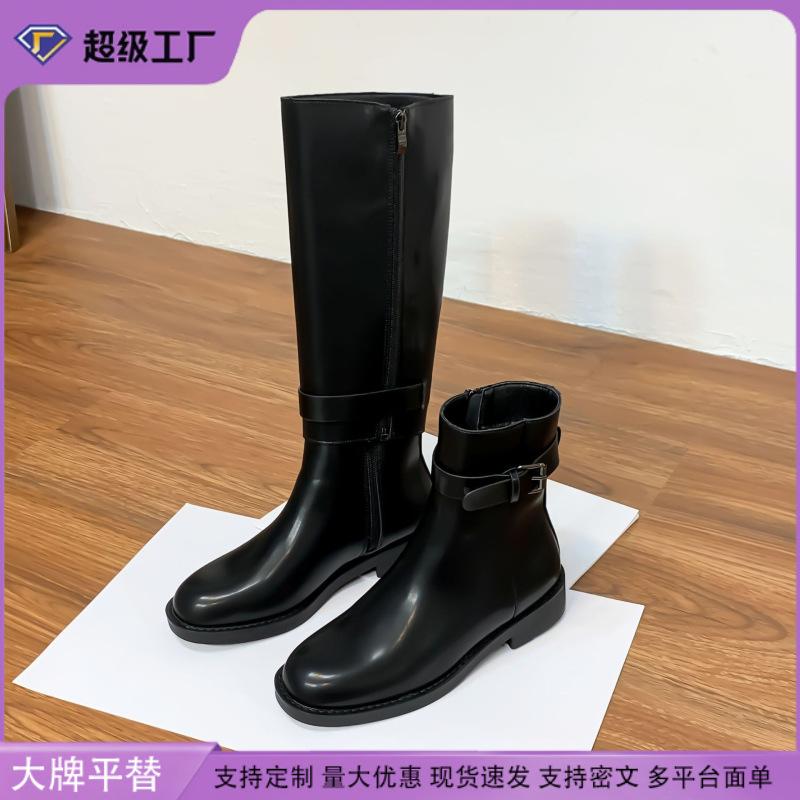 Grape mother long knight boots removable two-wear women's boots, high-end comfortable thick-soled Korean version boots for women