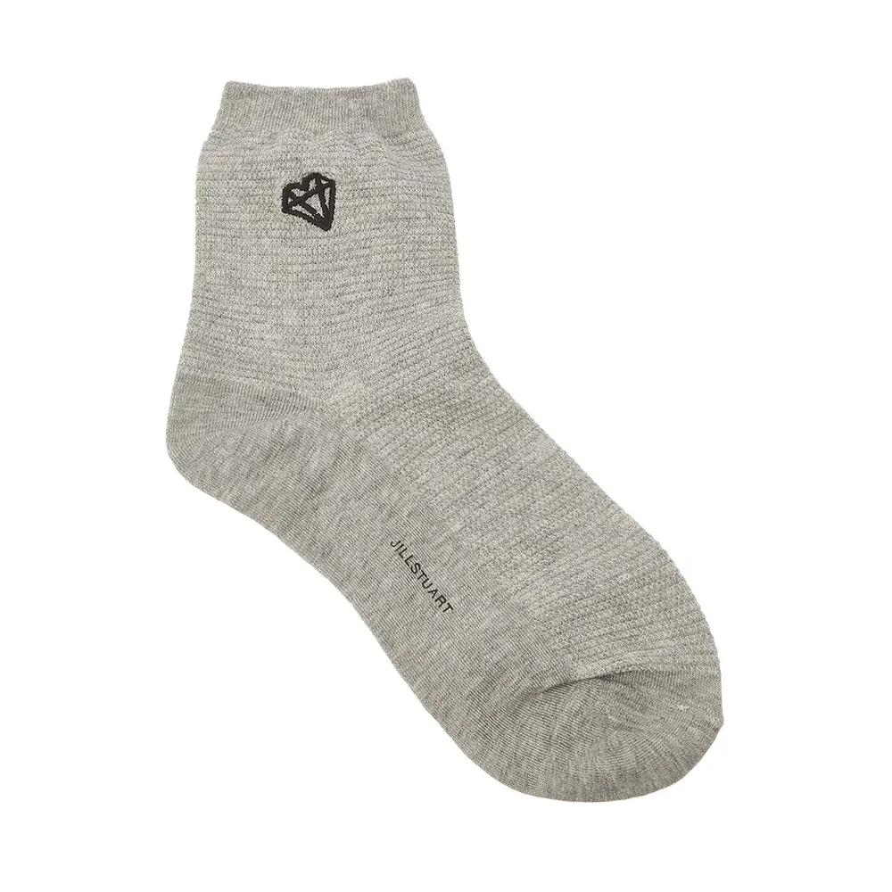 Women's Petit Diamond Embroidered Mid-calf Socks 3-Piece Set JASS6E102