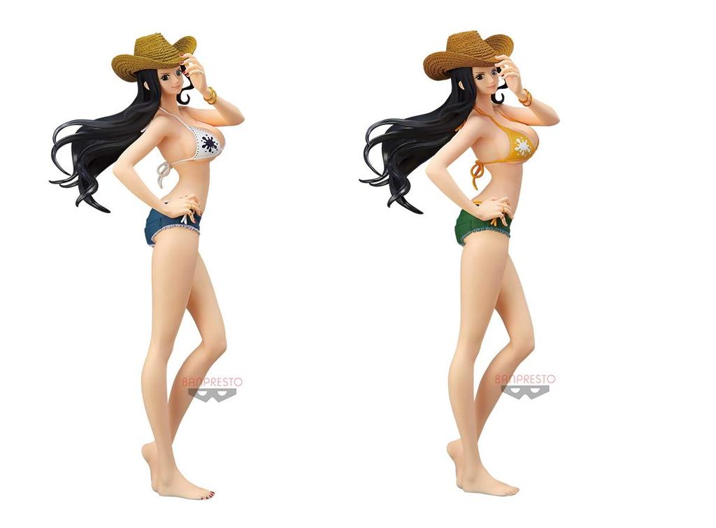BANPRESTO Prize Figure One Piece GLITTER GLAMOURS COLOR WALK STYLE NICO ROBIN All 2 Types Set Nico Robin &