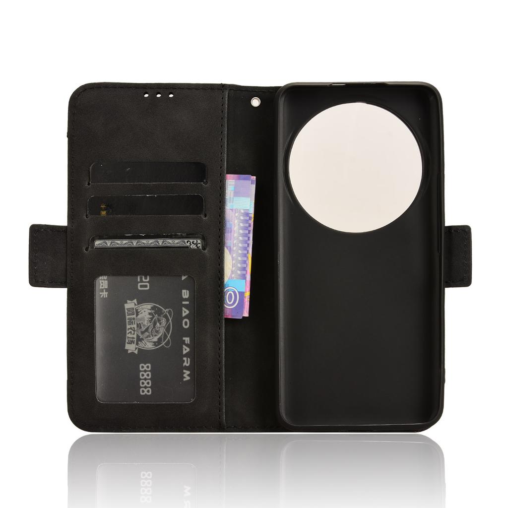 For Xiaomi 14 Ultra Case with Multiple Card Holders TPU Interior Protective PU Leather Cover