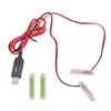 USB Powered 3V Double 3A Virtual Battery Eliminators Cable For Electronic Devices Including Fan LED Lights And Clocks