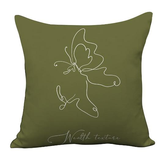 Nordic Retro Light Luxury High-end Pillowcase Living Room Bedside Sofa Pillow Bedroom Cushion Pillow Case