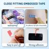 Embossing Label Maker With Tape, Vintage Embossing Label Maker Manual, Vintage Embossing Label Maker, Embossing Machine With 3 Of 3D Tape For Home