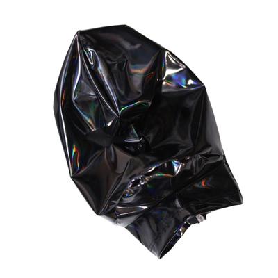 Máscara de Látex Transpirable con Acabado Espejo Accesorio de Disfraz de Halloween para Fiestas de Cosplay y Actuaciones en Escenario
