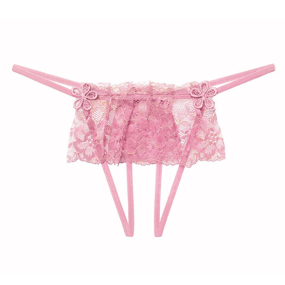 Low waist perspective thong sexy super show ass sexy panties Muse vacuum temptation open crotch free-to-take