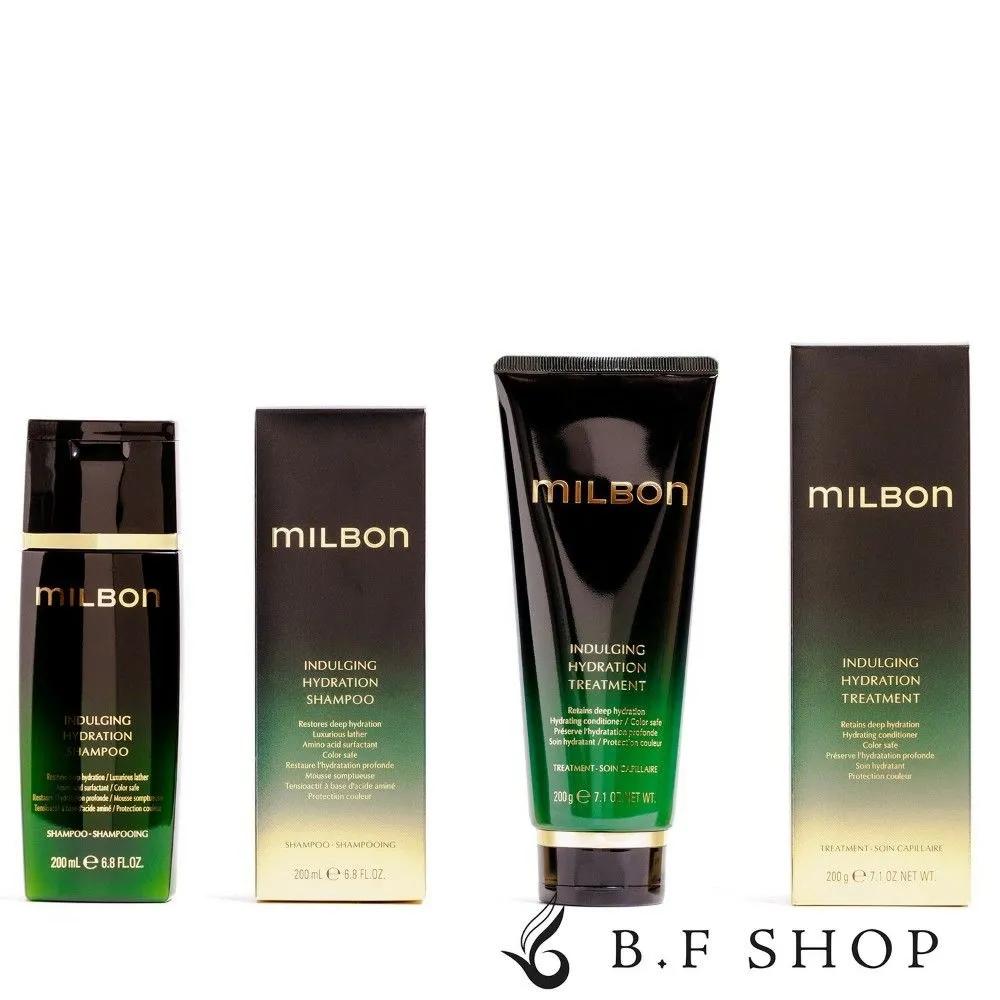 Milbon Global Indulging Hydration Shampoo 200ml & Treatment 200g Set