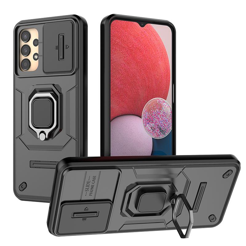 Slide Camera Lens Protector Armor Case For Samsung Galaxy A13 5G Military Grade Bumpers Ring Cover