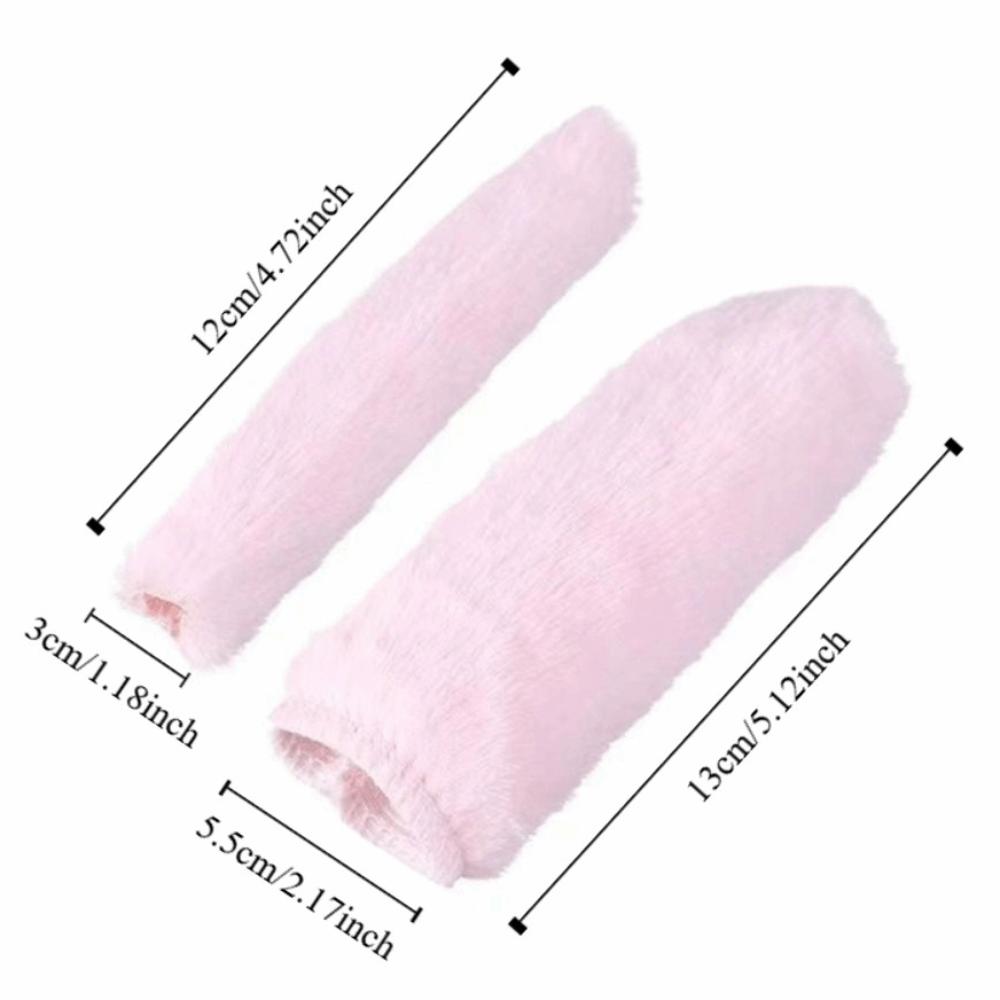 A Set Warm Insulation Motorcycle Handle Guards Three-Wheeled Plush Hand  Winter Riding