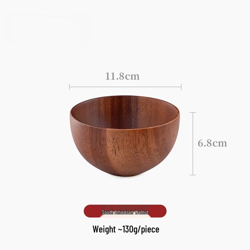 Ruhan Walnut Wood Salad Bowl