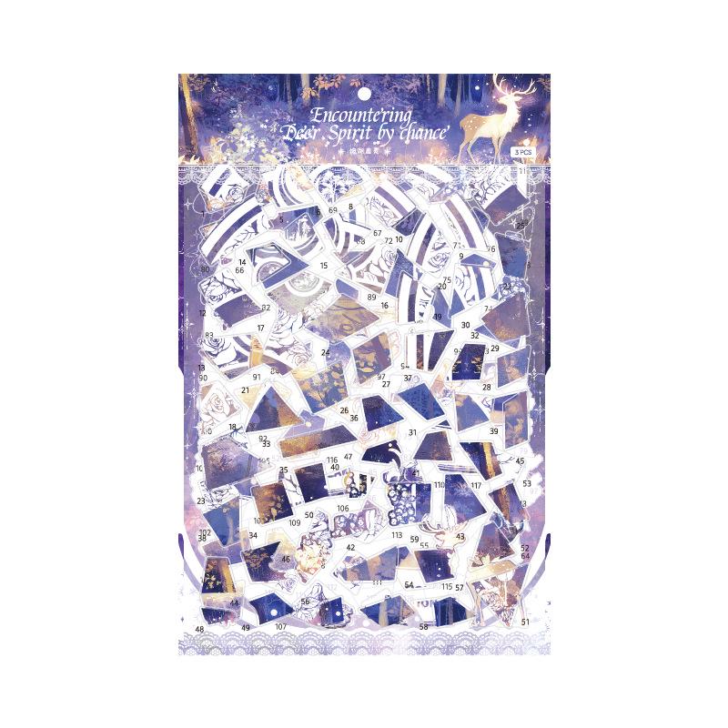 Dream Memory Series: Classical Shell Light Collage Stickers - 3 Styles