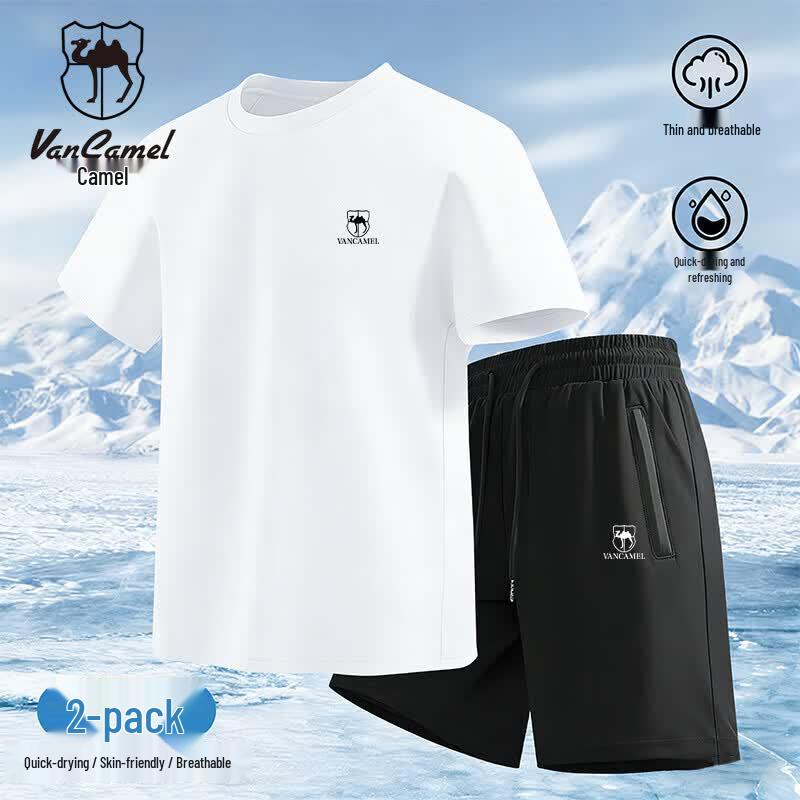VANCAMEL Men s Summer Ice Silk Sportswear XL