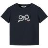 TonLion 2026 Summer Women's Bow-knot Short Sleeve T-shirt