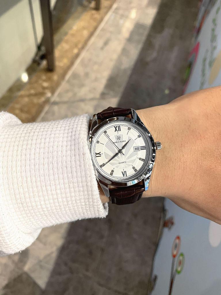 PABLO RAEZ Men's Military Flag Waterproof Quartz Watch