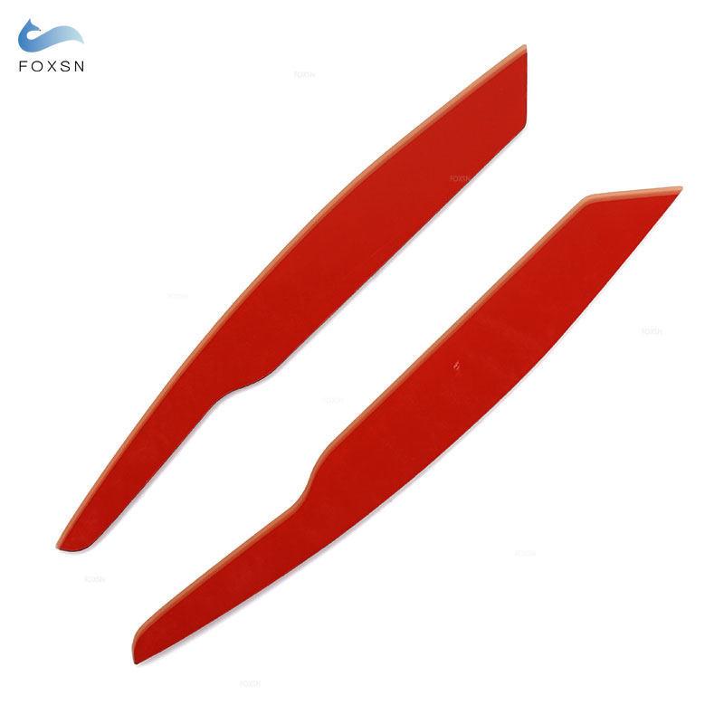 Car Styling Exterior Headlight Eyebrow Trim Eyelids Cover Eyelash Head Light Eye Lid Stickers For VW Passat B6  2005-2010