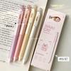 4pcs Creative Cat Style Gel Pen 0.5mm Quick Dry Writing Pen Press Pen Clip Gel Pen Office Supplies Black Gel Pen