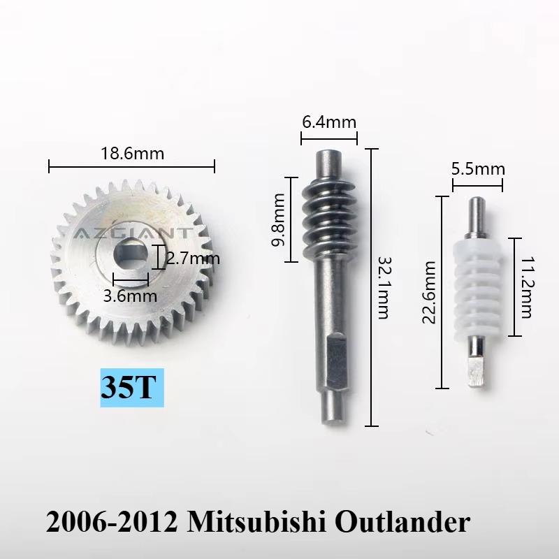 

Для Mitsubishi Outlander 2006-2025 Автомобільні Аксесуари Електричне Дзеркало Заднього Виду Зворотного Ходу Складаний Модуль Керування Привід та Набір Шестерень