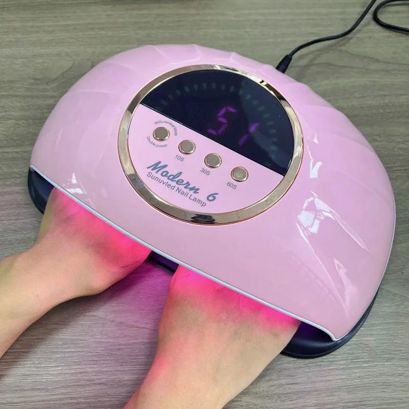 268W UV LED Lamp For Nail Dryer Manicure Nail Drying Lamp 69LEDS UV Gel Varnish With LCD Display UV Lamp For Manicure Salon