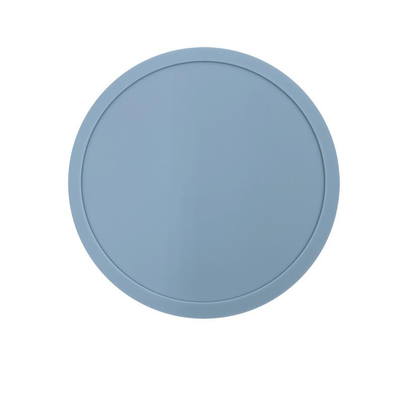 

Нескользящие силиконовые подставки для напитков Большой черный набор подставок для чашек для напитков на открытом воздухе Защита от пятен и термостойкость - Подставка для чашки синий