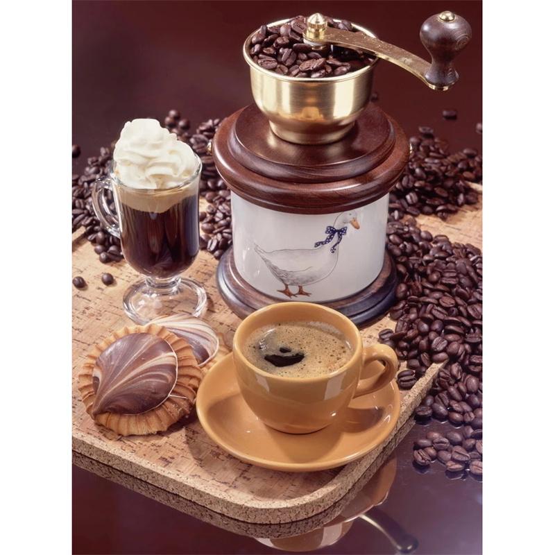 DIY Diamond Painting Dessert Cross Stitch Kit Mosaic Art Diamond Painting Full Circle/Square Diamond Home Decoration