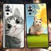 Handyhülle Cover für Redmi 14C 13C 10C Note 14 13 12 10 11 K40 K50 Gaming Pro Plus 5G Weiche TPU Hülle Cartoon Katze Fundas Capa Tasche