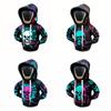 Creative Skull Car Gear Lever Hooded Clothes Car Gear Lever Cover Small Hoodie Car Interior Gear Shift Cover