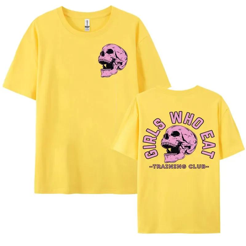 

Толстые бедра и футболки с мемами о недосыпании, мужская забавная футболка с винтажным рисунком черепа в спортивном стиле, мужская классическая уличная футболка Harajuku XXXXXL жёлтый