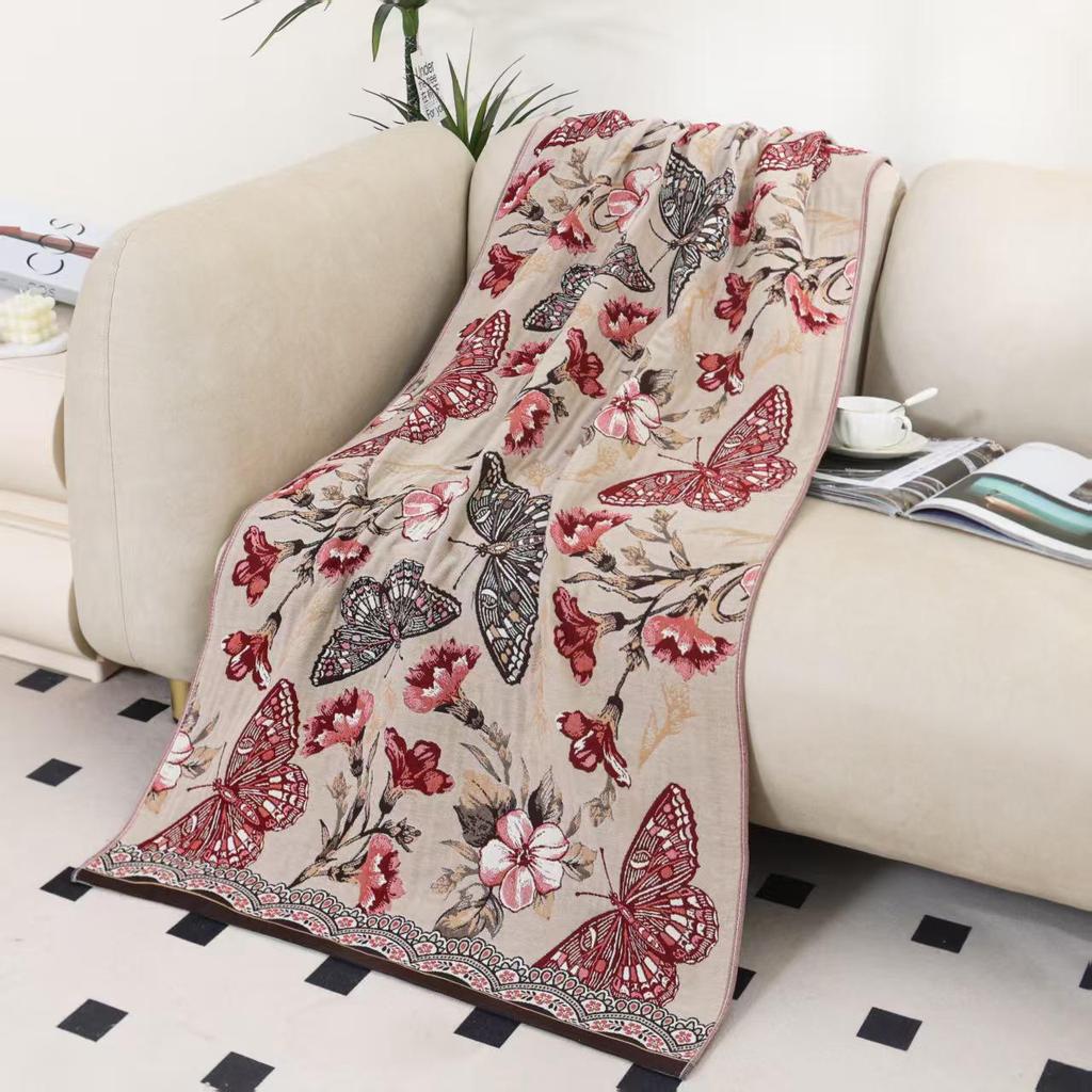 New Soft Ethnic Style Sun God Cotton Bath Towel - Skin-friendly & Absorbent